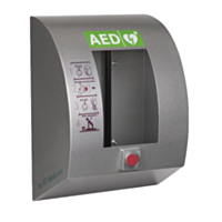 SixCase SC1310 Indoor Defibrillator Cabinet With Push Button (Grey) 