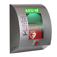 SixCase SC1430 RSS Defibrillator Outdoor Cabinet With Push Button (Grey) 